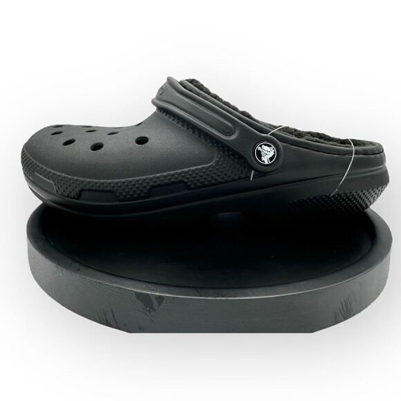 NWOT Black lined classic Crocs Mens Size 8 womens size 10 - Picture 2 of 9